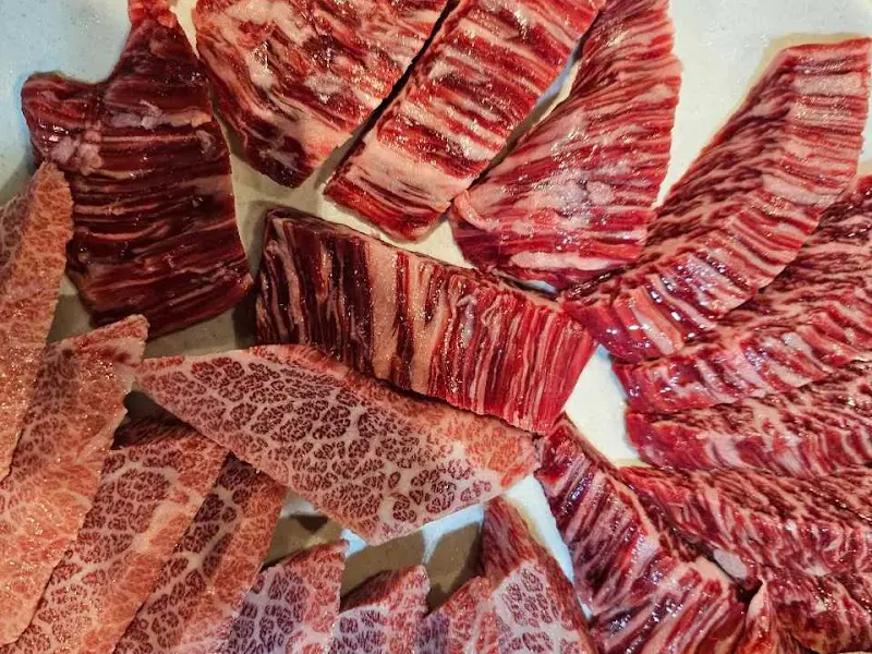 두리원의 마블링이 환상적인 한우 모듬