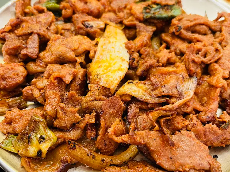 고추장 연탄 석쇠 불고기