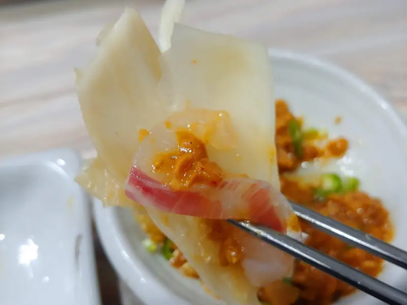 신마산횟집 회쌈