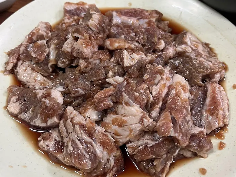 양념 소갈비살의 아름다운 자태