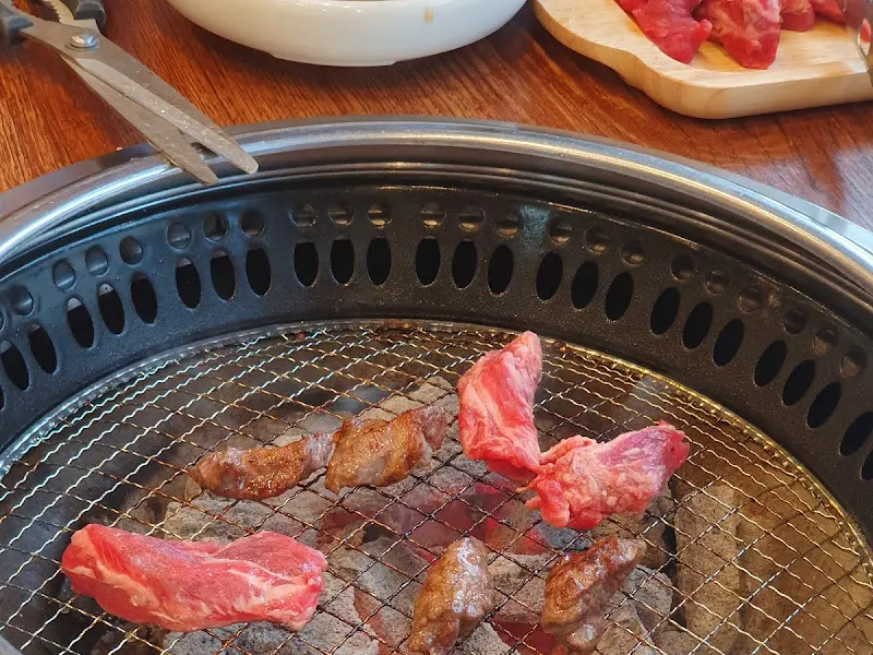 숯불 위 소갈비