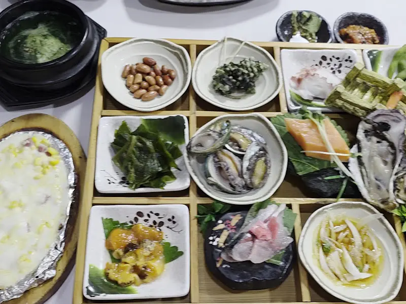 해산물 모듬 한 상