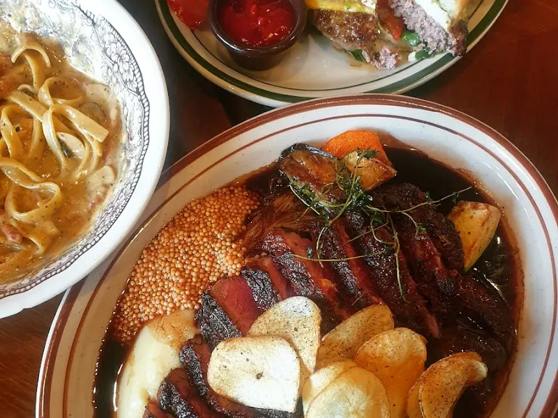 스테이크, 파스타, 햄버거