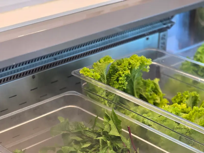 신선한 쌈 채소