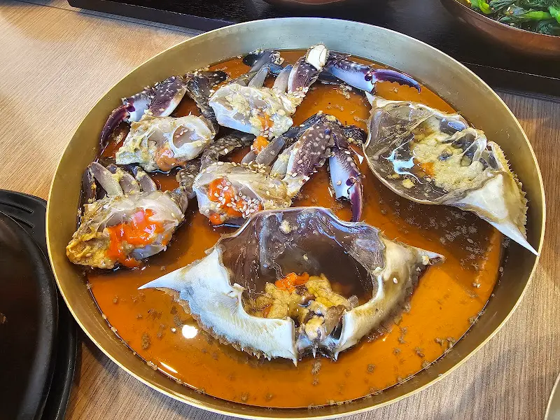 간장게장의 모습