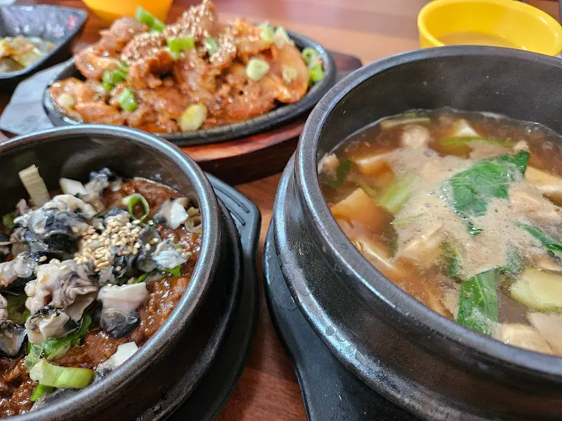 푸짐한 쌈밥 한 상 차림