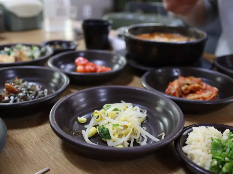 밑반찬 클로즈업