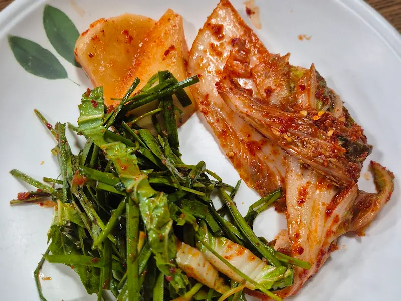 김치 겉절이와 깍두기