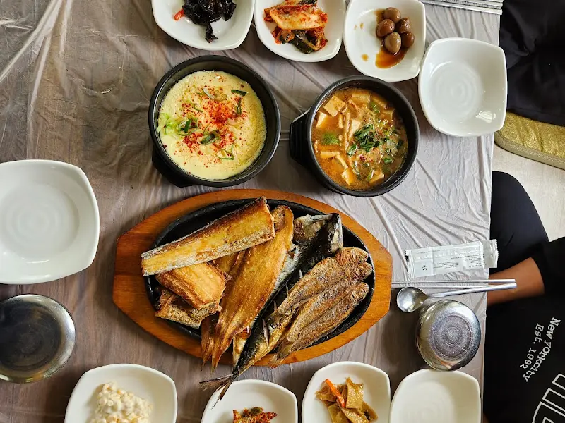 모듬 생선구이 한 상 차림