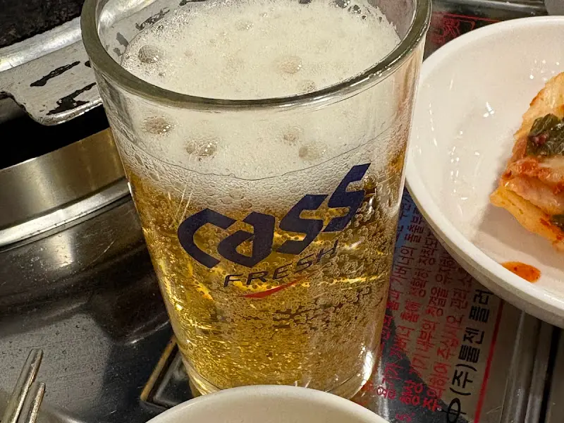 시원한 맥주 한 잔