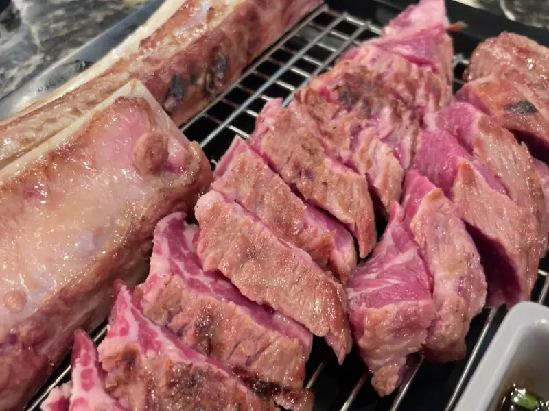 우대갈비의 큼지막한 비주얼