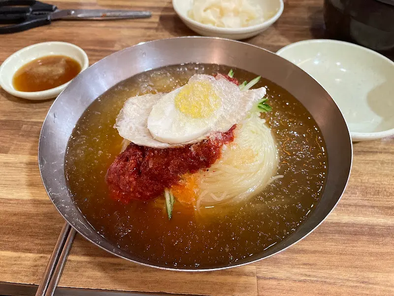 물밀면의 비주얼