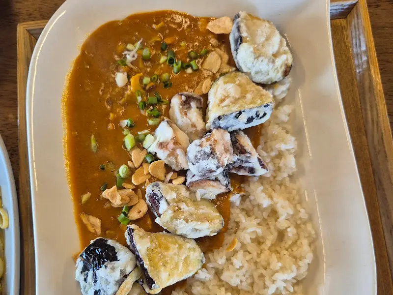 가지튀김 해물 카레