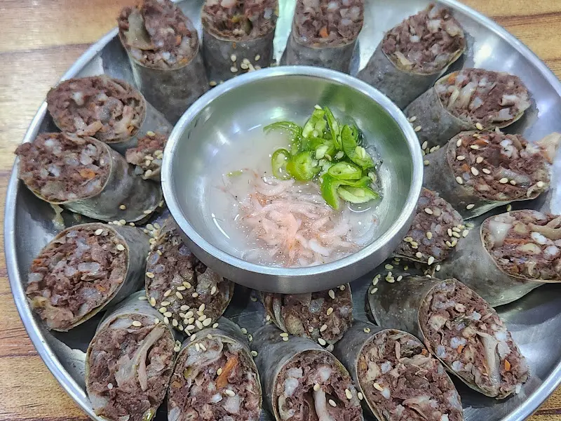 순대의 단면