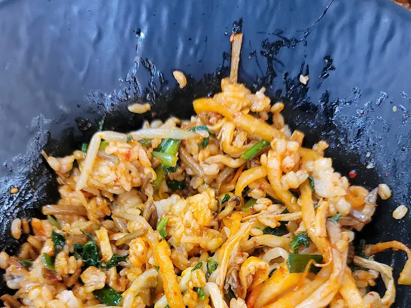 보리밥 비빔밥 클로즈업