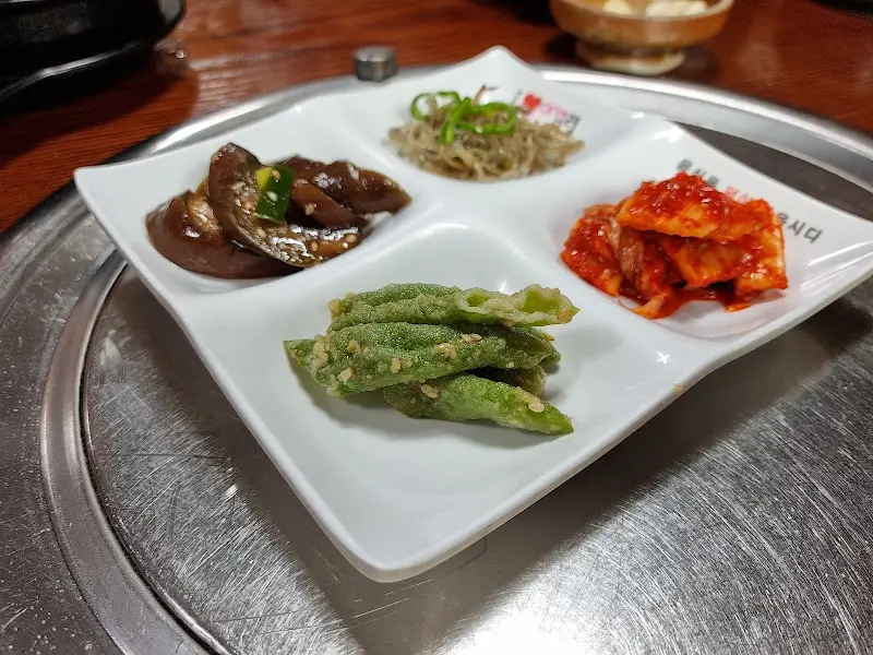 금산한우 기본 반찬