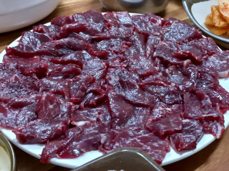 주산식당 육사시미