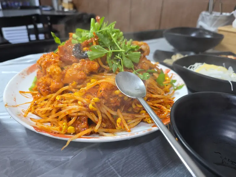 아구찜 클로즈업