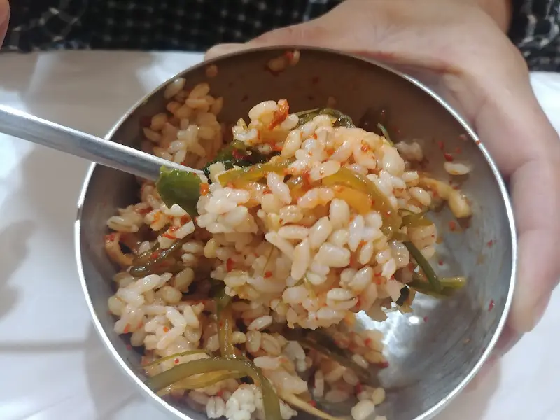 미역줄기 비빔밥