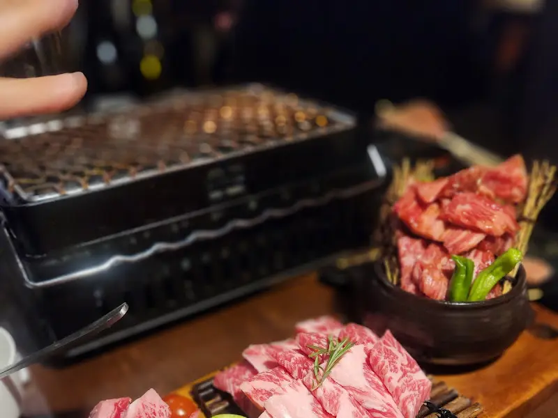 화로에 구워 먹는 고기