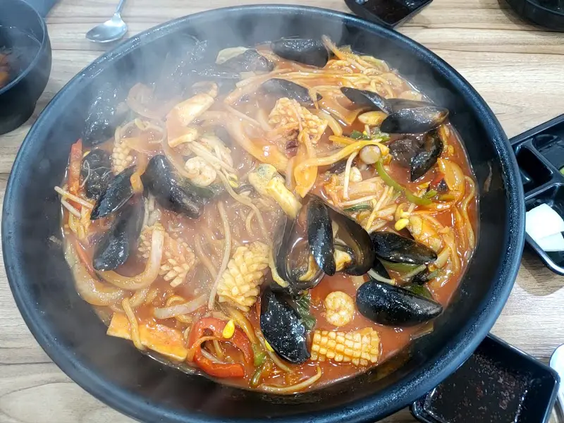 볶음짬뽕 클로즈업