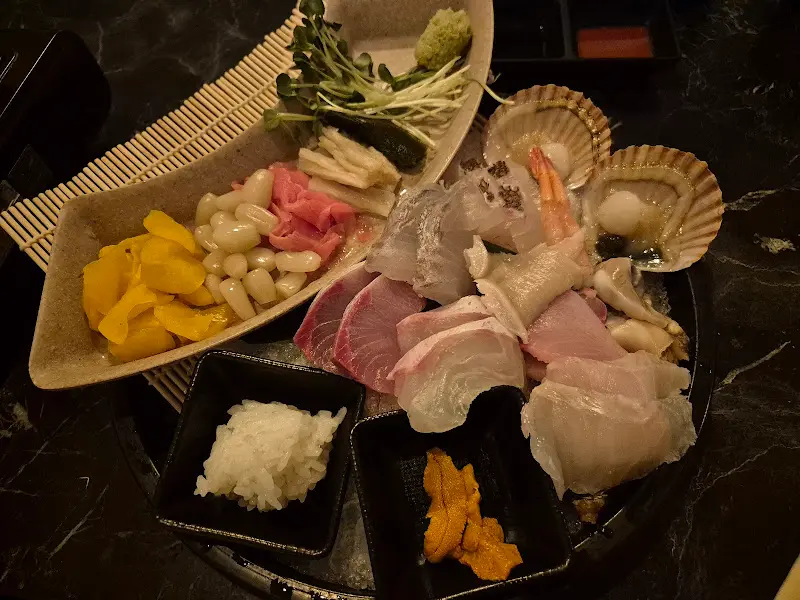 모듬 숙성회 한상차림