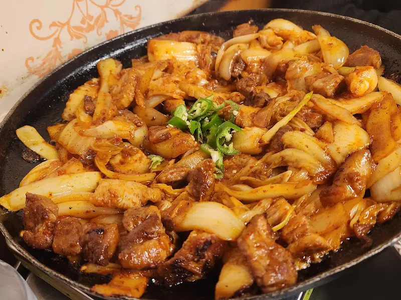 돼지김치구이 한상차림