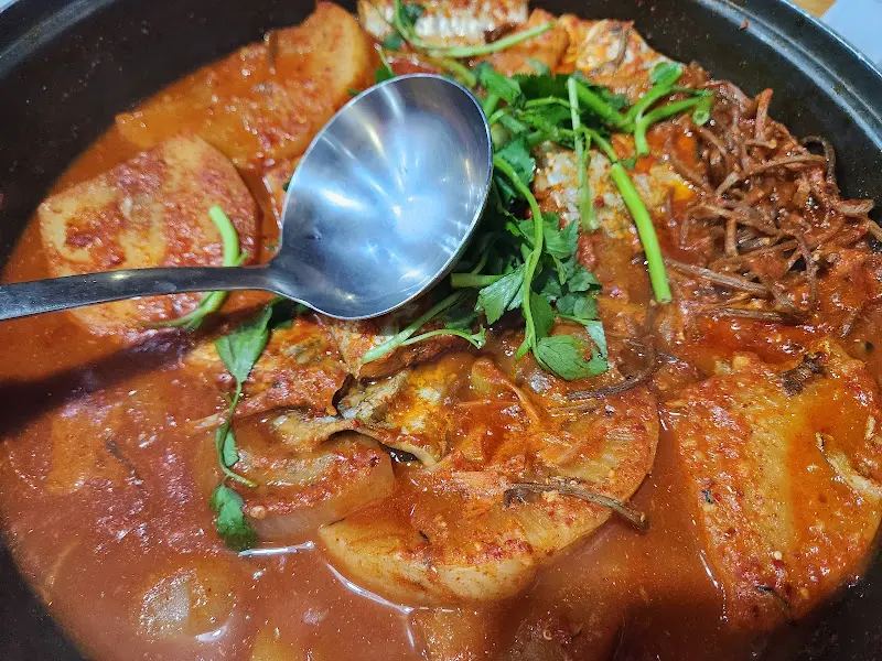 병어조림 확대샷