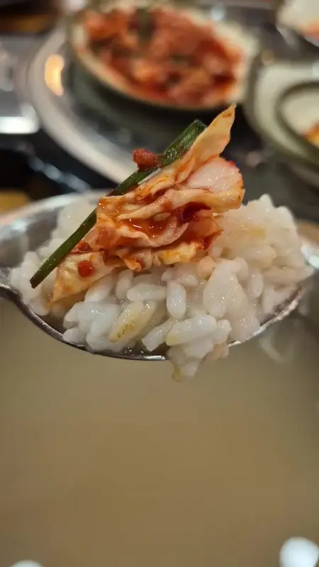 맛깔스러운 겉절이 김치