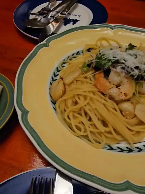 새우 베이컨 크림 파스타