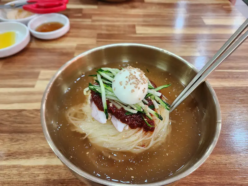 해조밀면 물밀면