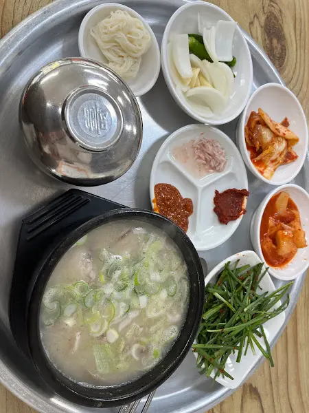 수육백반 클로즈업