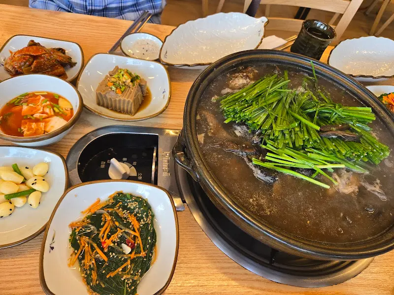 능이오리백숙 항공샷