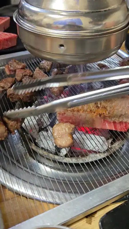 막퍼주 숯불 구이