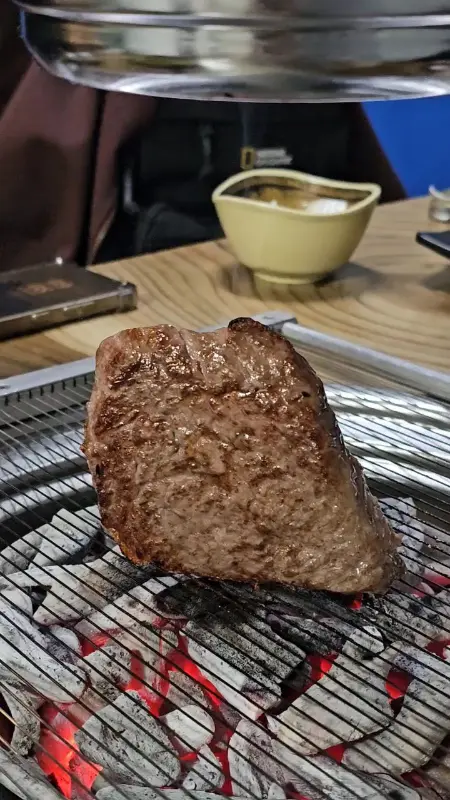 막퍼주 소고기 단면