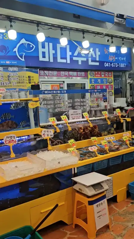 바다수산 가게 전경