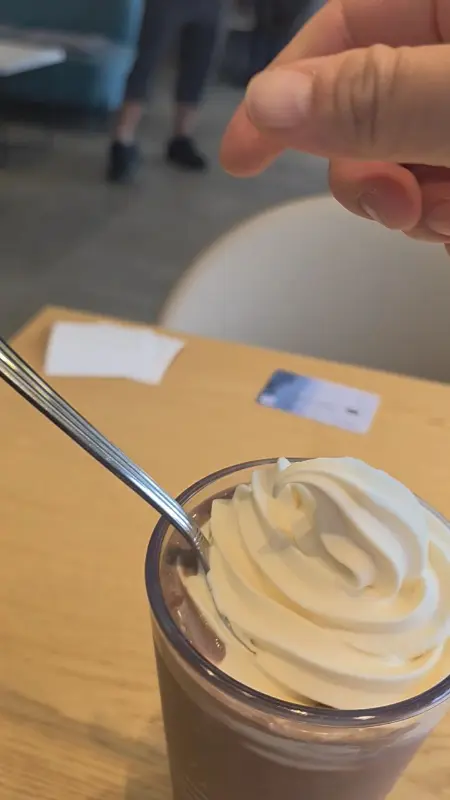 빽다방 민트초코 빽스치노