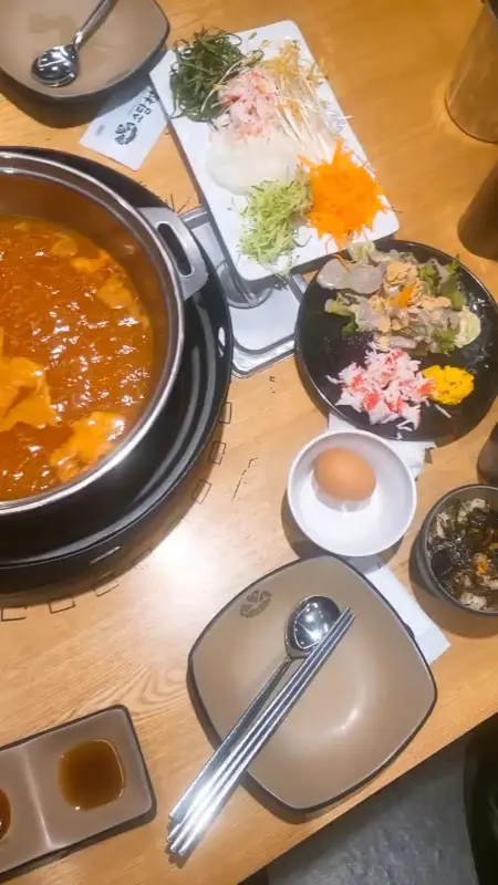맛있는 샤브샤브 한 상
