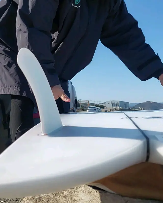 서핑을 마치고 돌아가는 길