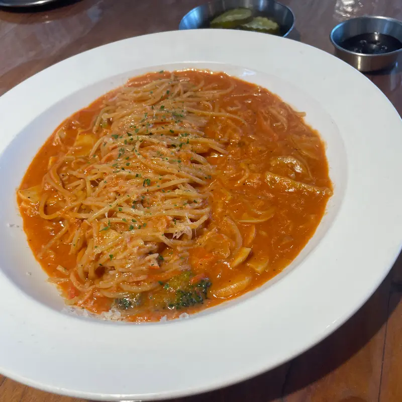 쉬림프 알리오 올리오 파스타