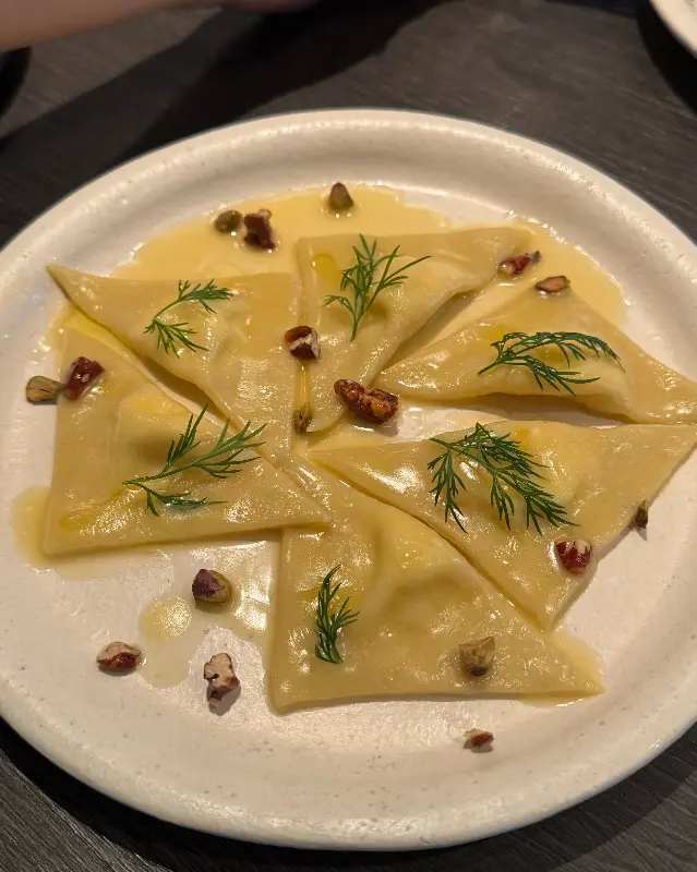 코르 파스타 바의 라비올리