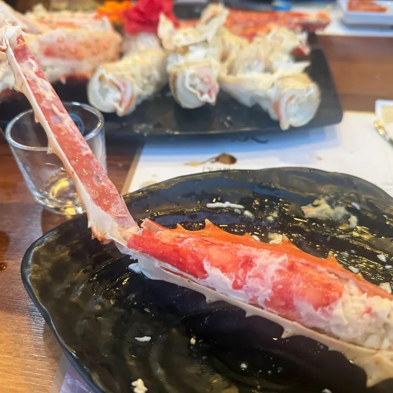 대게 다리 클로즈업