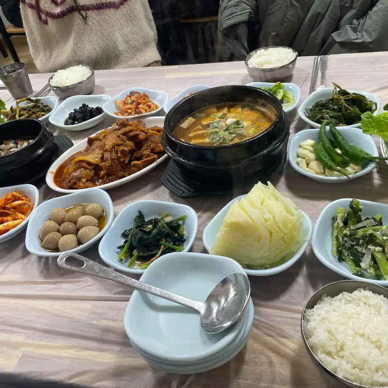 고향쌈밥 쌈 채소 모듬