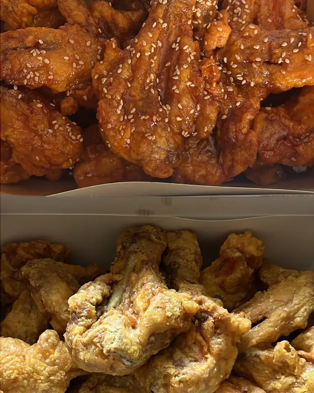 후라이드 반, 양념 반