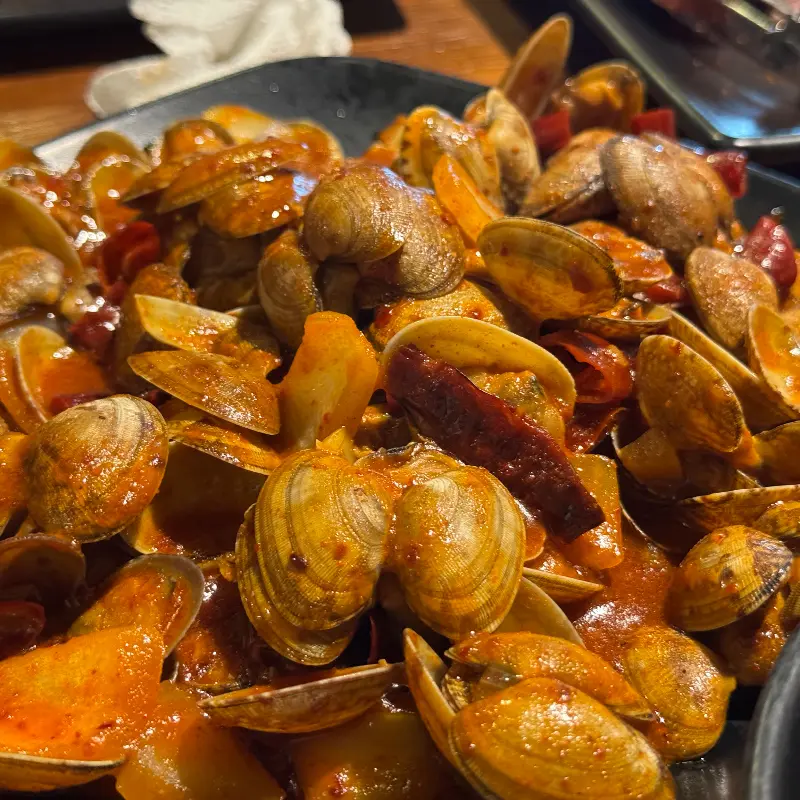 다양한 해산물 요리