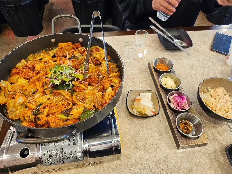 계화정의 테이블 세팅