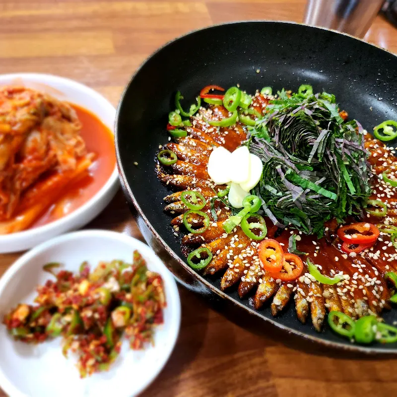 도리뱅뱅이와 김치