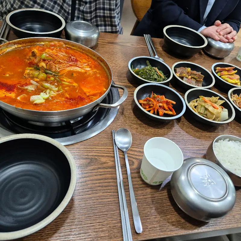 김치찌개의 모습