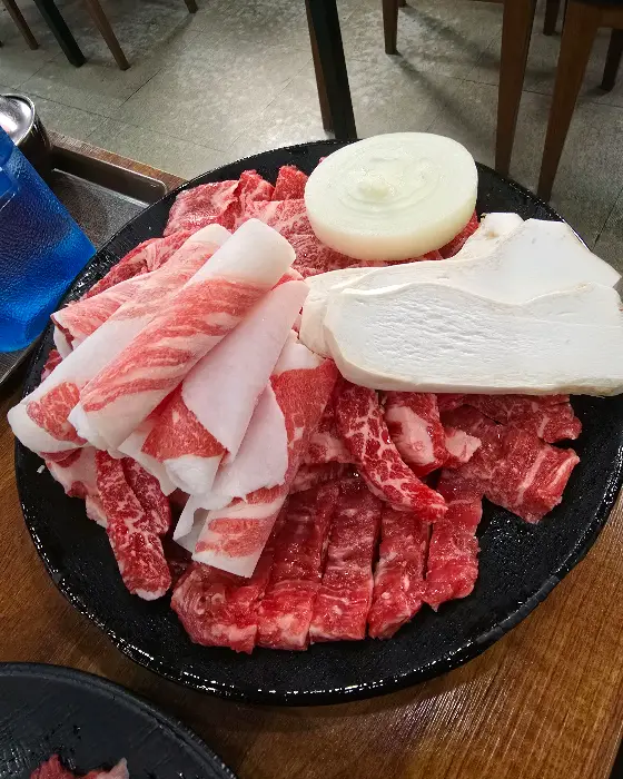 모듬 고기 구성
