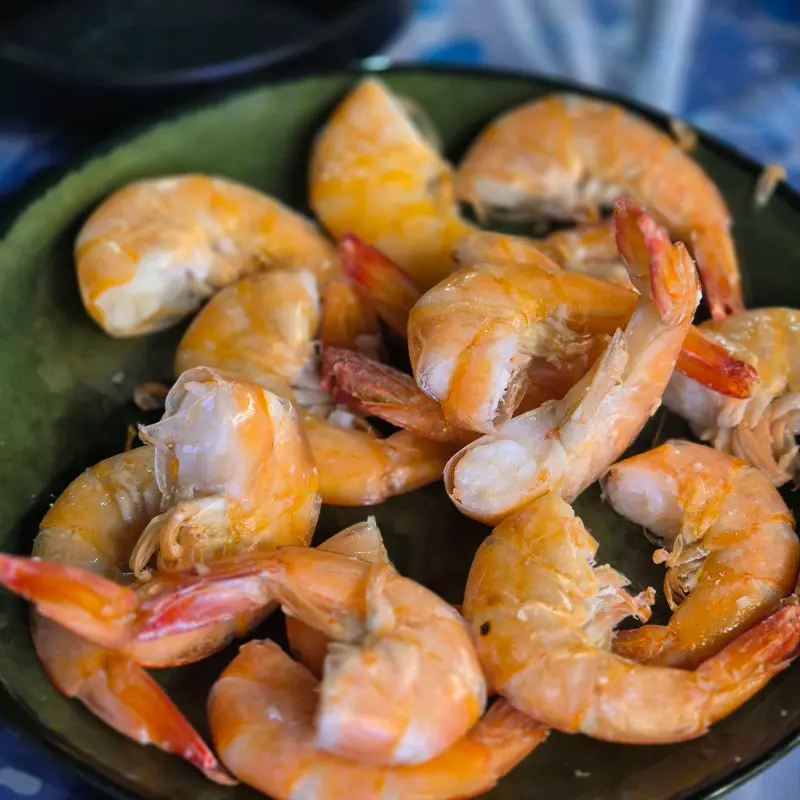 탱글탱글한 새우의 자태